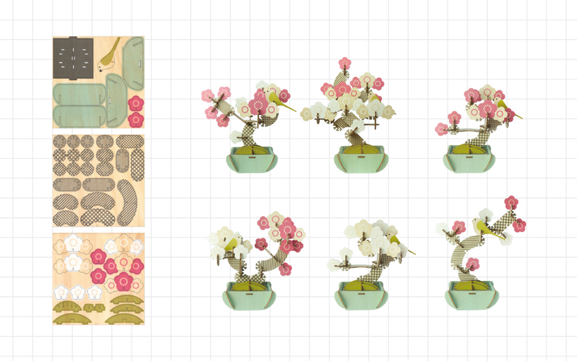 Play Plants Bonsai Puzzles - Classic Shelf Buddy