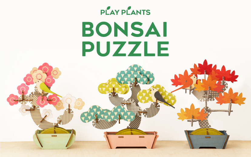 Play Plants Bonsai Puzzles - Classic Shelf Buddy